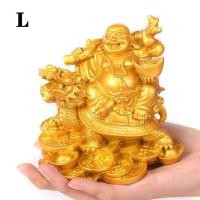 ราคา เรซิ่นเทพเจ้าแห่งความมั่งคั่งพระพุทธรูปหัวเราะประติมากรรมศิลปะสมัยใหม่บ้านจีนฮวงจุ้ยมังกรเต่าตกแต่งรูปแกะสลักรูปปั้น (15865037811)