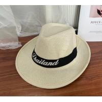 ราคา M Yshop หมวกทรงปานามา รุ่นB009 หมวกสานทรงปานามาคาดดำ สกรีนThailand หมวกกันแดด หมวกผู้ชาย (10059811369)