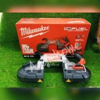 ราคา Milwaukee เลี่อยสายพานไร้สาย รุ่น M18 CBS125 0 18V เฉพาะตัวเครื่อง มอเตอร์ไร้แปรงถ่าน POWERSTATE เลื่อยสายพาน จัดส่ง KERRY (16358967940)