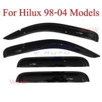 ราคา กันสาดไทเกอร์ 4ประตู 98 04 กันสาด กันฝน โตโยต้า ไทเกอร์ ดีโฟว์ดี Toyota Hilux Tiger d4d 1998 2004 4 ประตู กันสาดประตู กันลม กันแดด กันสาดประตูไทเกอร์ 99 01 02 (694972192)