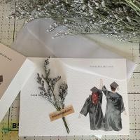 ราคา Congratulations card การ์ดอวยพร ปัจฉิม รับปริญญา พร้อมซองกระดาษไข (16513680463)