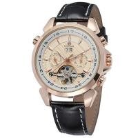 ราคา 2023 Forsbining นาฬิกานาฬิกาข้อมือหนังแท้สำหรับผู้ชายนาฬิกาแสดงวันที่แบบโครงกระดูกธุรกิจอัตโนมัตินาฬิกาไขลาน (19184073784)