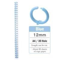 ราคา สันห่วงถอดได้ สันถอดได้ สัน A4 สันห่วง สัน สันเกลียว สันหนังสือ สันห่วงถอดได้ ขนาด12mm A4 30รู โค้งงอได้ไม่หัก ตัดเป็นขนาดต่างๆได้ MY195 (8160652031)