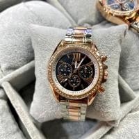 ราคา นาฬิกาแบรนด์ GENEVA งานแท้ กันน้ำ สายพิ้งโกลด์ ขอบเรียบ หน้าปัดสไตล์ MK (20694657096)