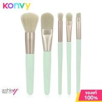 ราคา Ashley Soft Pastel Brush Set 5 Items N02 Green แอชลี่ย์ เซทแปรงแต่งหน้าเอนกประสงค์สีเขียว 5 ชิ้น (17439659113)