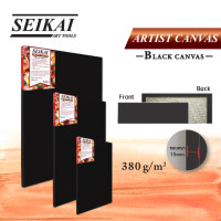 ราคา SEIKAI ผ้าใบดำ COTTON 100 BLACK CANVAS 100 COTTON (3173094679)