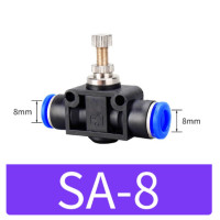 ราคา ข้อต่อ ข้อต่อลม SA ข้อต่อปรับความเร็วลม ข้อต่อ Fitting ตัวปรับแรงดันลม ปรับการไหลของลมแบบหมุน ข้อต่อ 2 ทาง (20135676283)