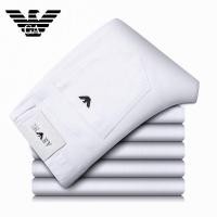ราคา G MN Ready Stock Original Armanis Jeans 2021 New Mens Slim Elastic White Jeans Fashion Business Classic Style Jeans Denim Pants Trousers (17045532735)