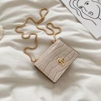 ราคา กระเป๋าสะพายโซ่เพชรสไตล์เกาหลีกระเป๋าสะพาย PU (18880283998)
