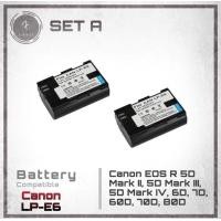 ราคา แบตเตอรี่ Canon LP E6 แถมถุงผ้า สำหรับกล้อง Canon EOS 5DMarkii 5Diii 5D 6D 7D 60D 70D 80D (19815728774)