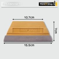 ราคา ยางรีดสติ๊กเกอร์ ยางรีดน้ำ ที่รีดฟิล์ม ที่ปาดน้ำ อุปกรณ์ติดฟิล์มกรองแสง เครื่องมือช่างฟิล์ม CD11 SQUEEGEE W FELT EDGE (6774354072)