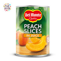 ราคา Del Monte Quality Peach Slices in Juice 425g เดล มอนเต ลูกพีชสไลซ์ในน้ำผลไม้ 425g (15253772301)
