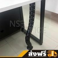 ราคา NSB OFFICE กระดูกงูร้อยสายไฟ รางร้อยสายไฟพลาสติก สามารถถอดปรับระดับได้ สีดำ (1887378921)
