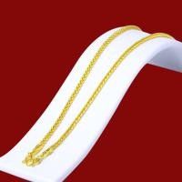 ราคา สร้อยคอทอง หนัก 2 สลึง ยาว 18นิ้ว ลายหางกระรอก สร้อยคอไม่ลอก ไม่ดำ ชุบเศษทองเยาวราช ชุบทอง100 งานฝีมือจากช่างเยาวราช (17447740280)