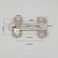 ราคา กลอนสับประตู 3 นิ้ว 4 นิ้ว 1 อัน กลอนสับบานเลื่อน กลอนสับหน้าต่าง กลอนประตู กลอน ล็อค สแตนเลส (16106087059)