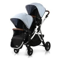 ราคา Keenz Kinetic Double Seat รถเข็นเด็ก 2 ที่นั่ง Full Size (7171504746)