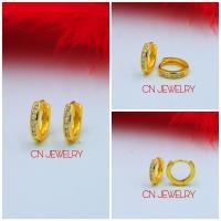 ราคา P 1 ห่วงเพชรทอง 9 มิล ต่างหูเพชรCZ ตุ้มหู ต่างหูหุ้มทอง ต่างหูทองไมครอน ต่างหูทอง24k ฟรีตลับทองทุกคู่ (20978442581)