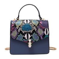 ราคา COD กระเป๋าถือแบบนิ่ม 2022 กระเป๋าสี่เหลี่ยมขนาดเล็กสองช่องลายหนังงูใหม่โซ่หนักกระเป๋าสะพายข้างกระเป๋าแฟชั่นอินเทรนด์ (16866863688)