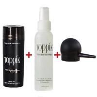 ราคา Toppik Hair Building Fiber ได้ 3 ชิ้น ปิดผมบาง ผงโรยหัว เสปรย์ หัวพ่น (16847332734)