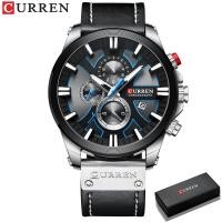 ราคา CURREN นาฬิกา Chronograph Sport Mens นาฬิกา Quartz นาฬิกานาฬิกาผู้ชายนาฬิกาข้อมือ Relogio Masculino ของขวัญแฟชั่นสำหรับชาย (21170516134)