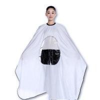 ราคา ผ้าคลุมตัดผม แบบคอยืด ตรงกลางโปร่งใส สีขาว กันเปื้อนในขณะตัด ทำสีผม ง่ายต่อการใช้งาน ผ้าคลุมตัดผม Barber ช่างตัดผม (20384209757)