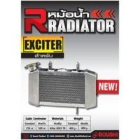 ราคา หม้อน้ำ BOUSHI สำหรับรถรุ่น AEROX NMAX KR SONIC SERPICO EXCITER LS DASH CBR TZR GPX DRONE LEAD125 (20106799347)