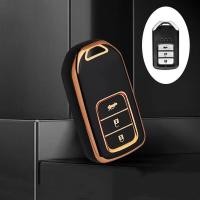 ราคา NEW For Honda Car Key Cover CITY HRV BRV JAZZ CRV ACCORD CIVIC Key Cover Honda Car Key Accessories (16016904096)