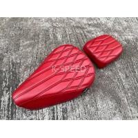 ราคา ชุดเบาะแต่งหน้า หลัง Diabolus หนัง แดง ดำ ลายผสม For Honda C125 ปี 2021 (19149710255)