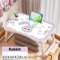 ราคา NFA โต๊ะพับได้ โต๊ะทำงาน โต๊ะคอมพิวเตอร์อยู่บนเตียง ที่วางแก้ว เคลื่อนย้ายได้ ไม่มีช่องว่า ง หอพักสำหรับนักเรียน เสถียรแล้ว พับเก็บได้ โต๊ะเล็ก โต๊ะเรียน (19738072014)