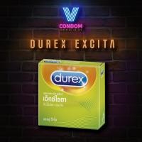 ราคา ถุงยางอนามัย ดูเร็กซ์ DUREX รุ่น EXCITA ขนาด 53 มม 1 กล่อง บรรจุ 3 ชิ้น (9668483034)