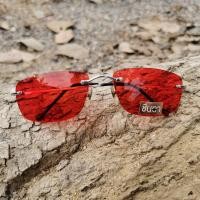 ราคา แว่นกันแดด กรอบแว่นตา แว่นตาวินเทจ ชินตา แว่นเก่าเก็บยุค 90s รุ่น Only Red ทรงเหลี่ยมมน เลนส์แดง งานสะสม วินเทจแท้ หายาก (7208856936)