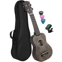 ราคา 21นิ้วอูคูเลเล่เสียงโซปราโนผู้เริ่มต้นสีชมพูสายคล้องคอดอกลินเดนคุณภาพสูง (19449216412)