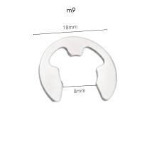 ราคา แหวนล็อกตัวอี 10ตัว แพ็ค สีเงิน แหวนล็อกเกือกม้า แหวนตัวอี แหวนเกือกม้า E ring ring clip M1 5 M12 (17657389362)