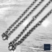 ราคา สร้อยคอ สแตนเลสแท้ 100 ห่วงคู่ ลายฮิต ขายดี (11128956015)