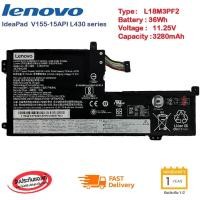 ราคา ส่งฟรี ประกัน 1 ปี Battery Notebook Lenovo IdeaPad L340 15IWL V155 15API L430 series L18M3PF2 ของแท้ (15250209642)