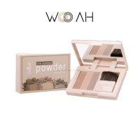 ราคา ODBO Trio Contour Powder Palette โอดีบีโอ ทรีโอ้ คอนทัวร์ พาวเดอร์ พาเลท เฉดดิ้ง บรอนเซอร์ OD1310 (21214491687)