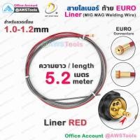 ราคา สาย ลายเนอร์ ท้าย Euro สีแดง 1 0 1 2mm สำหรับงานเชื่อม MIG MAG ไลเนอร์ ไลน์เนอร์ liner MIG MAG (9793683345)