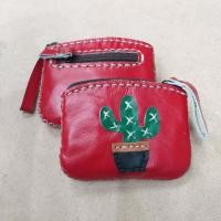ราคา กระเป๋าใส่เหรียญ ขนาด 3 5 x 4 5 นิ้ว เย็บมือจากหนังวัวแท้ทั้งใบ ตะบองเพชร 1 (20413083860)