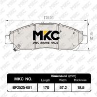 ราคา ผ้าเบรคหน้า หลัง TOYOTA COMMUTER รถตู้คอมมูเตอร์ ทุกรุ่น ปี1983 ON รถตู้ Ventury รถตู้ เวนทูรี่ ปี2005 2017 MAJESTY ปี19 ON ผ้าเบรค MKC (17398362885)