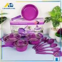 ราคา อุปกรณ์เครื่องครัวครบเซ็ต 13 ชิ้น ชุดเครื่องครัว หม้อ กระทะ CD G1 (20474986921)