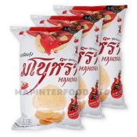 ราคา ใหม่ มโนห์รา ข้าวเกรียบกุ้ง รสศรีราชาซอส บรรจุถุง 75 กรัม จำหน่ายแพ็ค 3 ห่อ (7862086824)