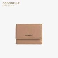 ราคา COCCINELLE กระเป๋าสตางค์ผู้หญิง รุ่น METALLIC สี WARM TAUPE (21008354201)