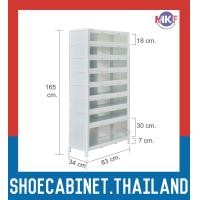 ราคา PREMIUM ตู้รองเท้าอลูมิเนียม สีขาว บ้านและสวน REVIEW หน้าบานอะคริลิคใส 4 8 ชั้น ตู้รองเท้า ชั้นวางรองเท้า SHOECABINET (14380126811)
