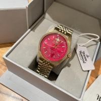 ราคา Vivian มิ้นท์สีชมพูสีเขียวตะวันตกจักรพรรดินีสินสอดทองหมั้นนาฬิกาสีแดงกุหลาบ Saturn Quartz สายรัดเหล็กนาฬิกาผู้หญิงทองขนาดเล็กสีฟ้า Minyuan (20357810534)