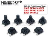 ราคา 20Pcs 6X6 PCB Tactile Tact Mini Push Button Switch SMD 4pin Micro Switch 6 6 4 3 5 6 7 8 Mm 6x6 4 3mm 5mm 6mm 7mm 8mm Waterproof (18444493899)