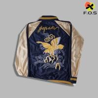 ราคา ส่งของ เสื้อแจ็กเก็ต ลายนกอินทรีย์ Sukajan Murayama สีทอง (19692967849)