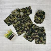 ราคา Smilekid ชุดทหารเด็ก กางเกงขาสั้น ชุดลายพราง 3ชิ้น ชุดอาชีพเด็ก ชุดอาชีพในฝัน (21240120472)