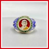 ราคา แหวนหลวงพ่อหวั่น รุ่น ชนะจน วัดคลองคูณ จ พิจิตร ปี 2561 เนื้อเงินลงยาสีแดง มีหมายเลขกำกับ (12878138259)