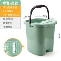 ราคา ถังแช่เท้าเพิ่มความสูงอ่างล้างเท้าสำหรับขาเล็กอ่างแช่เท้ารุ่นนวดเพื่อสุขภาพใช้ในบ้านถังแช่เท้าถังพลาสติกลึกฉนวนกันความร้อนเพิ่มความสูงหนา (17836107558)