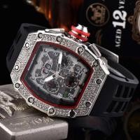 ราคา Hot Sale 2023 new Richard non mechanical watch mens tritium high end handsome genuine official website diamond encrusted barrel type (19515480005)